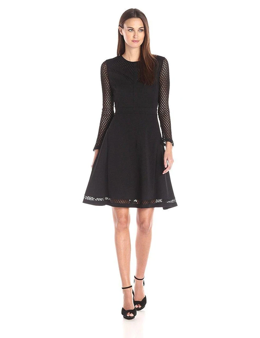 Cocktail Dresses Adrianna Papell - Lace Jewel Neck A-line Dress 15247150 3 Cocktail Dresses Adrianna Papell - Lace Jewel Neck A-line Dress 15247150
