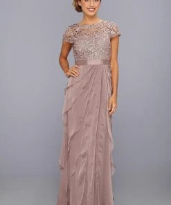 Formal Gowns Adrianna Papell - Lace Long Dress 62882090
