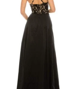 Adrianna Papell - MN2E200991 Two-Piece Halter Dress Formal Gowns