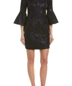 Cocktail Dresses Adrianna Papell - MN2E203554 Bell Sleeve Short Dress