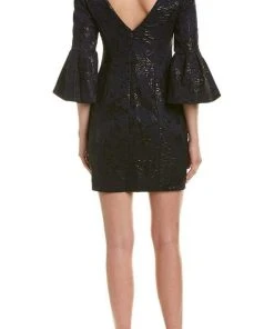 Cocktail Dresses Adrianna Papell - MN2E203554 Bell Sleeve Short Dress