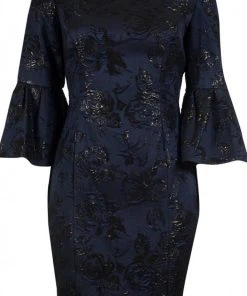 Cocktail Dresses Adrianna Papell - MN2E203554 Bell Sleeve Short Dress