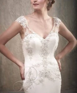 Adrianna Papell Platinum - 31031 Cap Sleeve Sweetheart Sheath Gown 7 Adrianna Papell Platinum - 31031 Cap Sleeve Sweetheart Sheath Gown