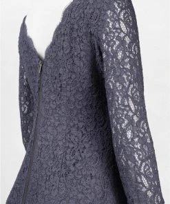 Formal Gowns Adrianna Papell - Quarter Sleeve Lace Dress 91880500