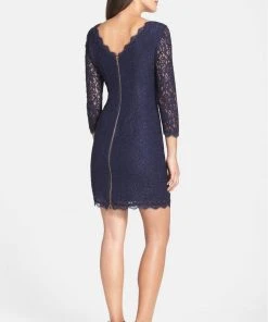 Adrianna Papell - Scalloped Lace Dress 41864782 Cocktail Dresses 14 Adrianna Papell - Scalloped Lace Dress 41864782 Cocktail Dresses