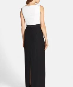 Formal Gowns Adrianna Papell - Sheath Crepe Dress With Bolero 81907700 6 Formal Gowns Adrianna Papell - Sheath Crepe Dress With Bolero 81907700