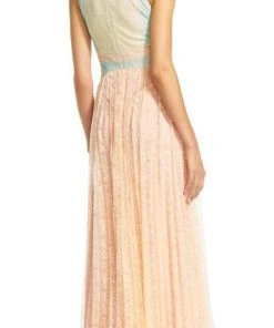 Adrianna Papell - Sleeveless Colorblock Dress AP1E200930