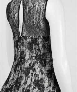 Adrianna Papell - Sleeveless Lace Cocktail Dress 41929320