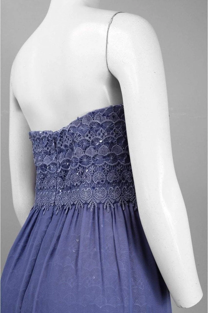 Adrianna Papell - Strapless Lace Dress 231M48940 6 Adrianna Papell - Strapless Lace Dress 231M48940