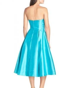 Adrianna Papell - Strapless Tea Length Dress 41912150 Cocktail Dresses