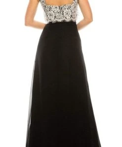 Aidan Mattox - 54466880 Lace Bateau A-Line Dress Formal Gowns