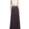Aidan Mattox - Beaded Chiffon Long Dress MD2E201123