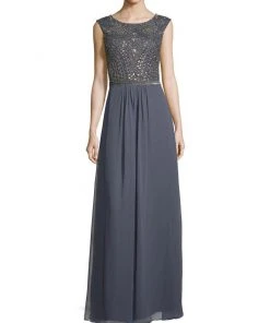 Aidan Mattox - Embellished Bateau Neck Dress 54466960 Formal Gowns