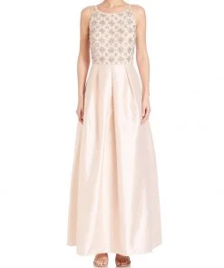 Formal Gowns Aidan Mattox - Embellished Bateau Neck Dress 54468670