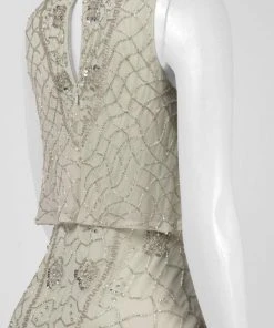 Formal Gowns Aidan Mattox - Embellished Bateau Neck Dress 54468710