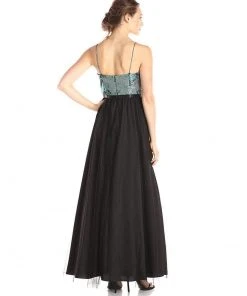 Aidan Mattox - High Waist Sweetheart A-Line Dress 151A10280