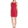 Aidan Mattox - Lace Bateau Neck Dress 54464460