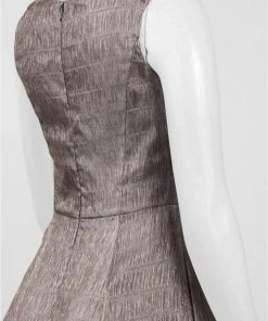 Aidan Mattox - MD1E200878 Beaded V-neck A-line Gown Formal Gowns