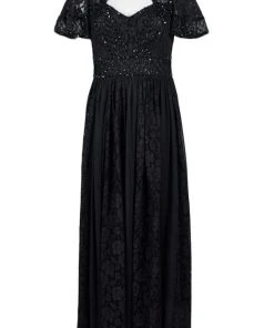 Formal Gowns Aidan Mattox - MD1E204601 Embellished Lace A-Line Gown 9 Formal Gowns Aidan Mattox - MD1E204601 Embellished Lace A-Line Gown