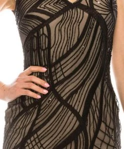 Cocktail Dresses Aidan Mattox - MD2E200937 Embellished Sheath Dress