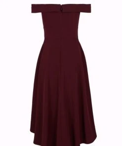 Formal Gowns Aidan Mattox - MN1E200909 Off-Shoulder High Low A-line Dress