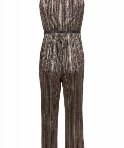 Aidan Mattox - MN1E204789 Plunging V Neck Jumpsuit 10 Aidan Mattox - MN1E204789 Plunging V Neck Jumpsuit