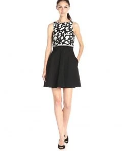 Cocktail Dresses Aidan Mattox - Popover Halter Neck Dress 54472680