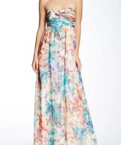 Aidan Mattox - Ruched Sweetheart Dress 141611810 Formal Gowns