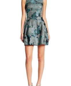 Cocktail Dresses Aidan Mattox - Sleeveless Bateau Neck A-Line Dress 151A10260