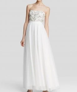 Aidan Mattox - Strapless Long Dress 54457820