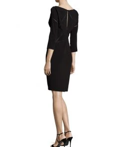 Aidan Mattox - V-Neckline Jersey Cocktail Dress MD1E200249