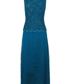 Alex Evenings - 81122131 Two-Piece Sequined Lace Dress With Jacket 18 Alex Evenings - 81122131 Two-Piece Sequined Lace Dress With Jacket