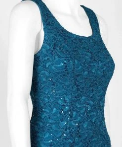 Alex Evenings - 81122131 Two-Piece Sequined Lace Dress With Jacket 19 Alex Evenings - 81122131 Two-Piece Sequined Lace Dress With Jacket