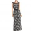 Formal Gowns Alex Evenings - Sleeveless Floral Long Dress 1121044