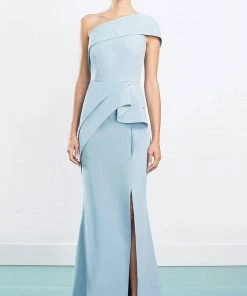 Bridesmaid Dresses Alexander By Daymor - Asymmetric Draped Evening Dress 1463 - 1 Pc Navy In Size 4 Available