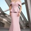 Formal Gowns Alexander By Daymor - Off-Shoulder Trumpet Dress With Peplum 1151 1 Formal Gowns Alexander By Daymor - Off-Shoulder Trumpet Dress With Peplum 1151