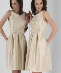 Cocktail Dresses Alexia Designs - Bow Style A-Line Cocktail Dress 4112 - 1 Pc Navy In Size 20 Available