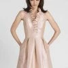 Alexia Designs - Ruffle Ornate A-Line Cocktail Dress 110L - 1 Pc Pink In Size 20 Available Cocktail Dresses