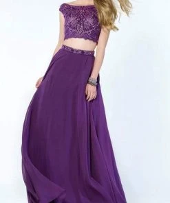 Alyce Paris - 1171 Two Piece Beaded A-Line Dress Formal Gowns