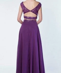 Alyce Paris - 1171 Two Piece Beaded A-Line Dress Formal Gowns