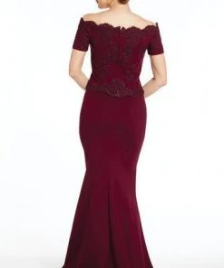 Alyce Paris - 27281 Off-Shoulder Peplum Evening Gown Formal Gowns