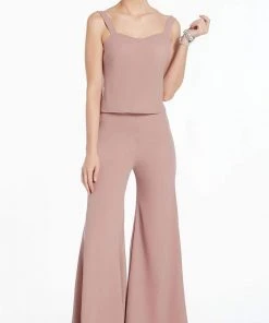 Alyce Paris - 27299 Three-Piece Bell Pantsuit With Lace Jacket Mother Of The Bride