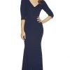 Formal Gowns Alyce Paris - 27377 V-Neck And Back Long Glitter Jersey Dress - 2 Pcs Midnight In Size 10 And 12 Available 2 Formal Gowns Alyce Paris - 27377 V-Neck And Back Long Glitter Jersey Dress - 2 Pcs Midnight In Size 10 And 12 Available