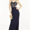 Alyce Paris - 35760 Embroidered Lace Sweetheart Bodice Strappy Sexy Back Evening Gown Formal Gowns