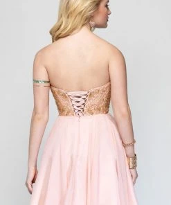 Alyce Paris - 3680 Short Dress In Rosewater