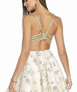 Cocktail Dresses Alyce Paris - 3899 Embroidered Sexy Back Cocktail Dress