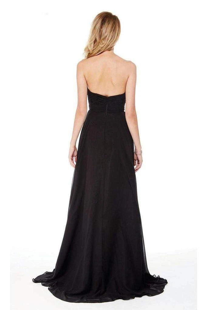 Alyce Paris - 5003 Strapless Sweetheart Neckline Beaded Chiffon Gown - 1 Pc Black In Size 20 Available 4 Alyce Paris - 5003 Strapless Sweetheart Neckline Beaded Chiffon Gown - 1 Pc Black In Size 20 Available