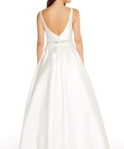 Alyce Paris - 60113 Sleeveless Bateau Mikado A-Line Gown Formal Gowns