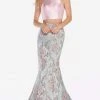 Alyce Paris - 60120 Two Piece High Halter Mermaid Gown