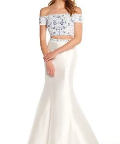 Alyce Paris - 60179 Two-Piece Off-Shoulder Mermaid Gown